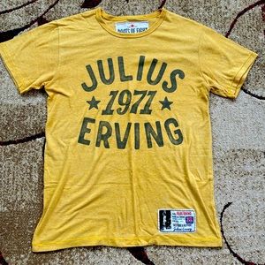 Rare Mens Dr J Julius Erving Roots of Fight Basketball Shirt 76ers Sixers Small